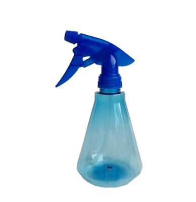 Un buon prezzo. Ordine personalizzato accettato Bottiglia di spray per parrucchieri in PET da 350 ml con innesco di nebbia fine in linea