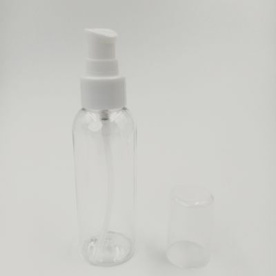 Un buon prezzo. Bottiglie di pompa di crema Bottiglia di plastica PET per facile imballaggio Bottiglie di plastica per animali domestici da 100 ml in linea