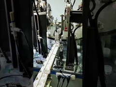 Conveniente pompa di pulizia unghie a vite in plastica verde PP per lavarsi le mani