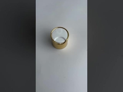 24/410 28/410 Argento lucido Oro lucido Placca di alluminio Copertura superiore Ideale per bottiglie riciclabili